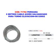 Gaviota Cable De Acero Galvanizado De 6 Metros Para Torno De Elevación Persiana 06129002