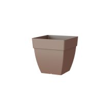 Topf Capri Quadrat 45cm Taupe