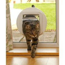Cat Door Rosette Montageadapter Weiß 1 St. - Sureflap