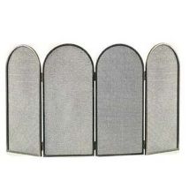 1pz Parascintille Quattro Ante Ad Archi Per Camino - Cm.95x50h. (670b)