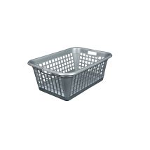 Corbeille À Linge Gris Silver 60l