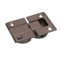 Bisagra embutir Kimana – Acabado grafito – Regulable lateral, vertical y horizontal – 19/20 mm – 2 piezas