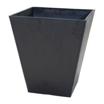 Vaso - Mega Collections - Ecostone Square - 41 X 45 Cm - Negro
