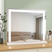 S'Afielina - Hollywood Vanity Mirror With Lights, Led Hollywood Mirror With Dimmable, Touch Screen Control, Dressing Table Mirror With Lights, 