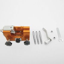 Affûteuse De Chaîne De Tronçonneuse, Affûteuse De Tronçonneuse Manuportable Avec Manivelle, Adaptée À Toutes Sortes De Scies (avec Trois Têtes 