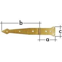 Türscharniere Domax 612301/816301 Langlebig Vielseitig 30 Cm