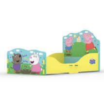 Kidsaw - Lit À Clipser - Peppa Pig Splish Splash Splosh Dans La Boue - 140x70 Cm