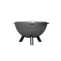 Cook King - Kongo Deep Fire Bowl - Steel - L85 X W85 X H55 Cm - Black