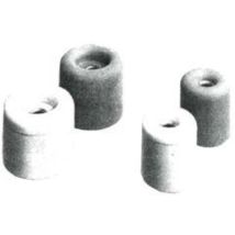 Türpuffer Nr. 23 – Gummi – Schwarz – Sichtbar verschraubt – 30x34mm