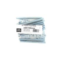 Confezione Diametro 10 Barre Filettate M8 Batifix 8 X 100 Mm