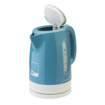 Wasserkocher – 1,7 Liter – Kunststoff – Blau – Automatische Abschaltung – 16 x 24,2 x 21 cm