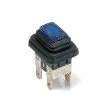 Didiesse Ricambi Didiesse Frog - Pulsante Spia Bipolare Blu Fr004