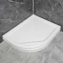 Quadrant Shower Tray Left Hand 1000x800 1200x800 1200x900mm Manhattan Duralite, 1200 X 800mm