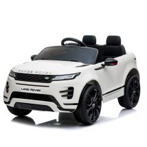 Auto Elettrica Bambini Range Rover Evoque 12v Con Licenza Ufficiale Ruote In Gomma Eva Sedile In Pelle Cintura 5 Punti Telecomando 2.4ghz Luci Led 