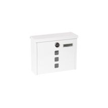 Arregui - Chance E7101 Briefkasten Aus Verzinktem Stahl, Größe M (din A4), Wandbriefkasten Mit Schutzklappen Für Einwurf Und Schloss, Postkasten Mit 