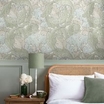 William Morris At Home Acanthus Sage & Duck Egg Vliestapete 10mx52cm