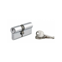 Cilindro De Cerradura Niquelado Con Llave Dentada Ecopro - 30 X 40 - Variado - Thirard - 00007278