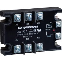 Crydom Relé De Estado Sólido Trifásico Negro 50a 530v