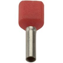 Lappkabel - Lapp 61802010 Zwillings-aderendhülse 1 Mm² Teilisoliert Rot 500 St.