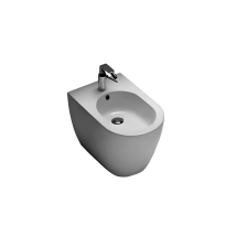 Stand-Bidet Fusion – glänzend weiß – Keramik – Hatria