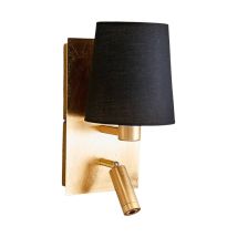 Lampenwelt - Led Wall Light 'aiden' Made Of Textile For Living Room & Dining Room
