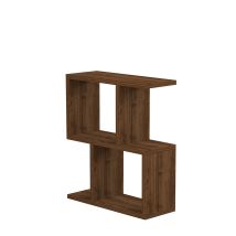 Calicosy - Mesa Auxiliar Decorada En Madera De Nogal L45 Cm - Zet