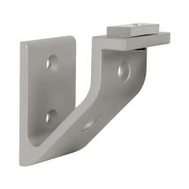 Supporto Profilo Per Corrimano In Alluminio Anodizzato Argento Duval 61 0102 2000
