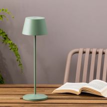 Lámpara portátil SAVINA verde oscuro – LED SMD 2,2 W – Protección IP65 – Autonomía 9 horas