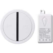 Remote Control And Receiver Set, Mini Portable Relay, No Wiring, No Wi-fi Required, For Led Lights, Lamps, Fans, Programmable, Waterproof