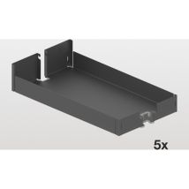 Einhängetablar Liro Kb 450mm Für Hochschrank Standard - Boden Apothekerschrank, Stahlblech Pulverbeschichtet Anthrazit - Peka