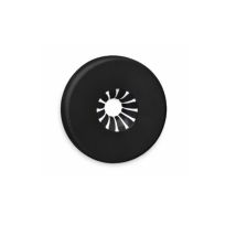 Far Rubinetterie - Rosetón De Plástico Para Válvulas Y Detentores De Las Series Topfar Y Ladyfar 0441 Negro Mate