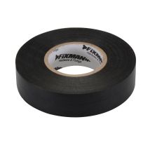 Electrical Insulation Tape – 19mm x 33m – Black – Fade-Resistant – Rubber Adhesive – Flame Retardant