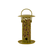 Dispenser di semi appendibile per uccelli selvatici – 13,8 x 13,8 x 26,6 cm – PP, PVC – Best For Birds