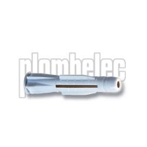 Plombelec - 050208 - 100 X Anchors Plombators Ø8 X L50mm Multi-materials For Screw Vba Or Pattes To Screw - Grey