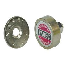 12pz Cricchetti Magnetici A Pasticca Con Vite - Mm.22x6,5h. Attrazione Kg.3 (rpv22)