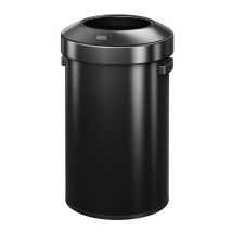 Eko - Poubelle Urban 60 Litres - Stainless Steel - Noir
