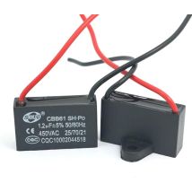 2 Stücke Cbb61 450 V Ac 50/60hz Lüftermotor Betriebskondensator 1,2 Uf