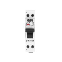 Cilia Interruttore Magnetotermico Dpn (1p+n), 240v/220v, Curva C (6-32a), 4.5ka Per Guida Din, 1 Modulo, Protezione Linea In=10a (jvm9-32-1p-10a)