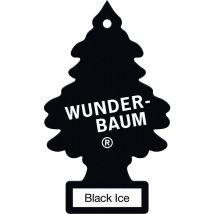 Wunderbaum Papierlufterfrischer Black Ice – Klassischer Duft für Auto und Zuhause – 7292B