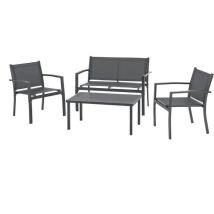 Mueble De Jardín No-name Cebu Acero 59x103 Cm Gris