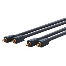 Cinch-kabel, Stereo, Premium-kabel 2x Cinch-stecker 2x Cinch-stecker 0,5 M Ofc-innenleiter. Kabellänge 0.5 M
