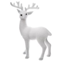 Decorazione Natalizia, Renna In Piedi, H 47 Cm - Atmosphera Créateur D'Intérieur
