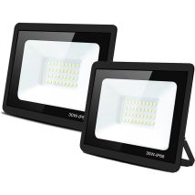 2 Stück Outdoor 30w Kaltweiß Led Flutlichter, Ip66 Wasserdichtes Led Flutlicht Für Garten Outdoor Led Flutlicht