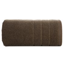 Serviette De Bain Eurofirany Moelleuse Et Absorbante, Couleur Marron Foncé, 50 X 90 Cm