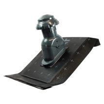 Flachdach-sanitärlüfter Variant Dn 125 Flansch Aus Bitumen O. Hart-pvc