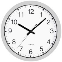 Voelkner Selection - Quarz Wanduhr 30 Cm X 4 Cm Silber
