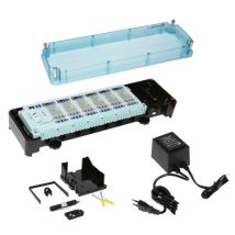 Salus Klemmleiste 24V für 6 Zonen – schraubenlose Anschlusstechnik – LEDs zur Funktionskontrolle – VDE Feinsicherung