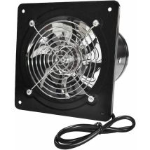 DHKLFA – 150mm Ducted Exhaust Fan – 600 m³/h Air Volume – Metal Wall Mounted for Bathrooms, Workshops, Kitchens