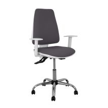 Pc Silla Elche Silla De Oficina Blanco Tela