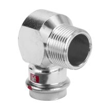 Viega Italia Srl - Viega Prestabo Winkel 559533 18 Mm X R 1/2, 90grad, Stahl Unlegiert, Sc-contur